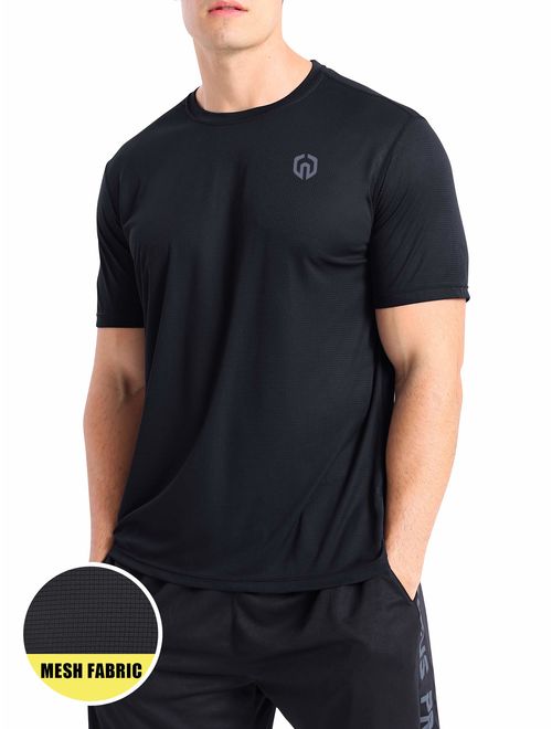 Neleus Men's Dry Fit Athletic Performance Shirt