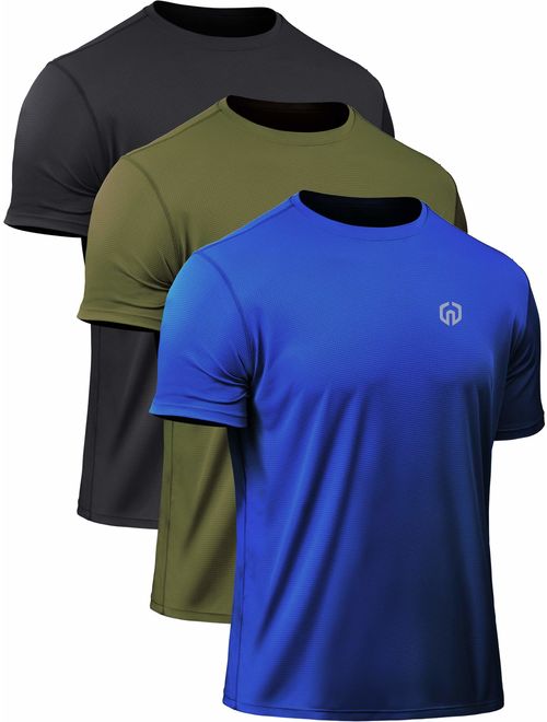 Neleus Men's Dry Fit Athletic Performance Shirt