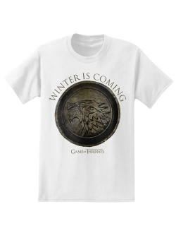 HBO'S Game of Thrones Men's Cotton Printed Short Sleeve Crew Neck T-Shirt