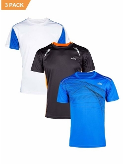 ZITY Men's Quick Dry T-Shirt Athletic Moisture-Wicking Dry Fit Running Shirts