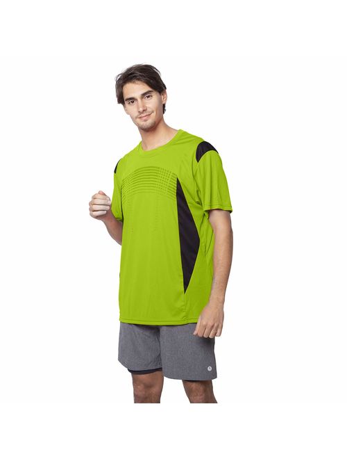 ZITY Men's Quick Dry T-Shirt Athletic Moisture-Wicking Dry Fit Running Shirts