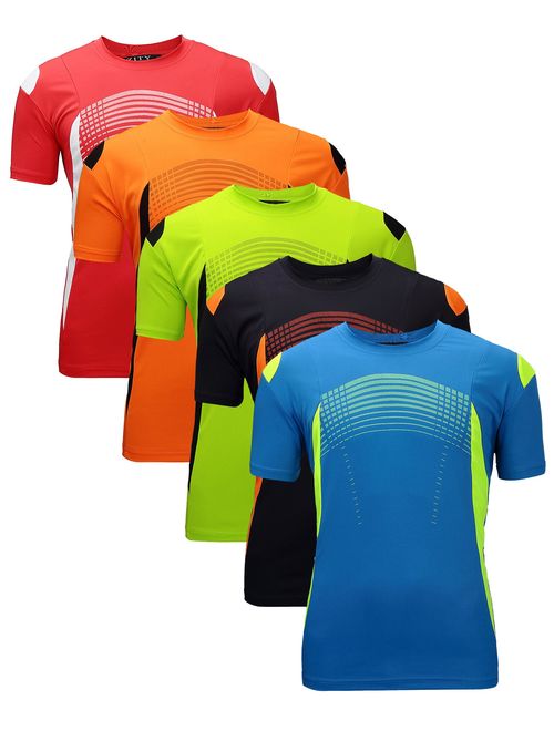 ZITY Men's Quick Dry T-Shirt Athletic Moisture-Wicking Dry Fit Running Shirts