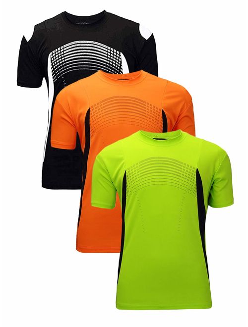 ZITY Men's Quick Dry T-Shirt Athletic Moisture-Wicking Dry Fit Running Shirts