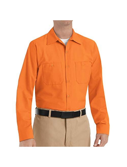 Red Kap Men's Industrial Long Sleeve Work Shirt