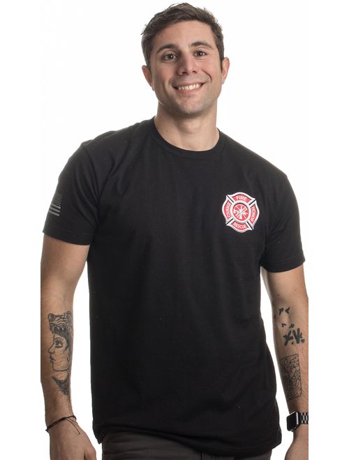 Fire & Rescue Maltese Cross | Firefighter Fire Courage Honor Men Women T-Shirt