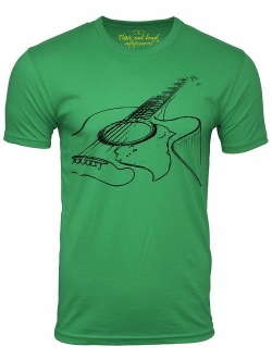 Think Out Loud Apparel Acoustic Guitar Player T Shirt Cool Musician Tee Music T Shirt Artistic Tshirt