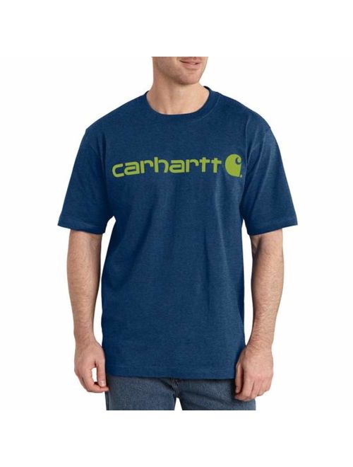 Carhartt Men's Signature Logo Short-Sleeve Midweight Jersey T-Shirt K195