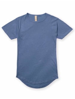 Men's Hipster Longline Drop Cut T-Shirts