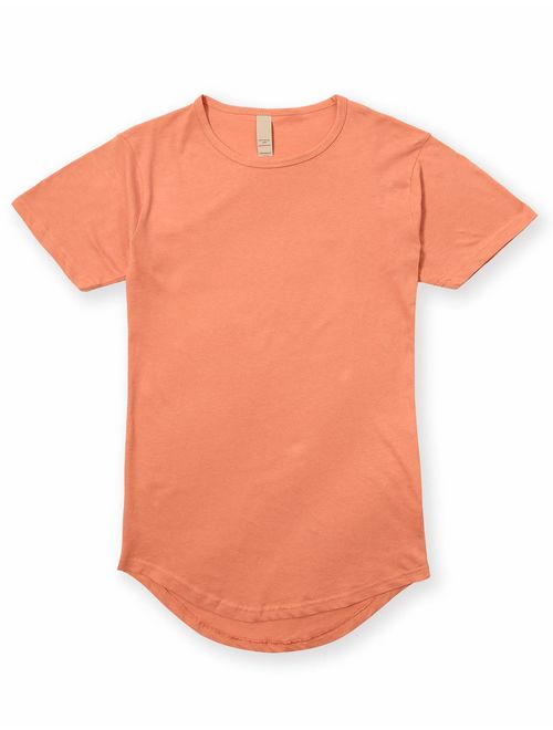 Men's Hipster Longline Drop Cut T-Shirts