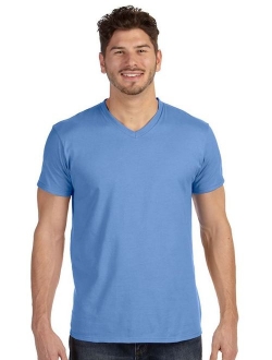 Mens Ringspun Cotton Nano-T V-Neck T-Shirt (498V)