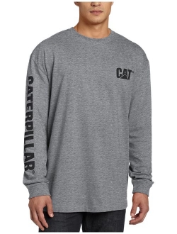 Men's Trademark Banner Long Sleeve T-Shirt (Regular and Big and Tall Sizes)