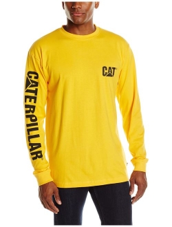 Men's Trademark Banner Long Sleeve T-Shirt (Regular and Big and Tall Sizes)