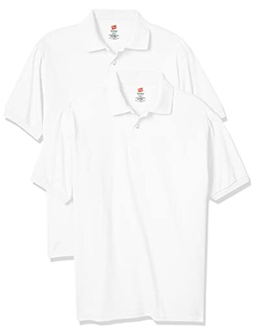 Hanes Men's Short-Sleeve Jersey Polo (Pack of 2)