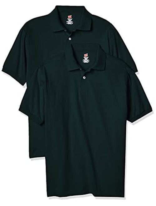 Hanes Men's Short-Sleeve Jersey Polo (Pack of 2)