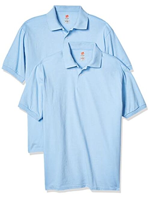 Hanes Men's Short-Sleeve Jersey Polo (Pack of 2)