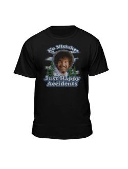 Bob Ross No Mistakes/Positive Vibes T-Shirts