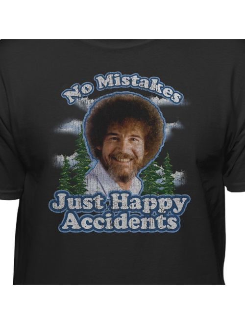 Bob Ross No Mistakes/Positive Vibes T-Shirts