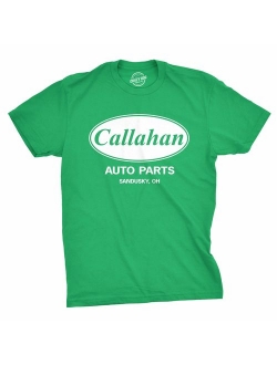 Mens Callahan Auto T Shirt Funny Shirts Cool Humor Graphic Saying Sarcasm Tee