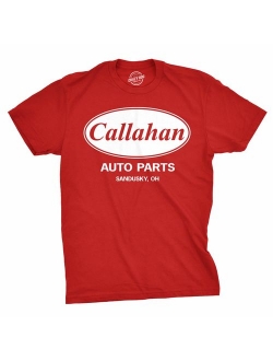 Mens Callahan Auto T Shirt Funny Shirts Cool Humor Graphic Saying Sarcasm Tee