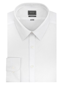 Arrow Men's Dress Shirts Slim Fit Stretch Solid