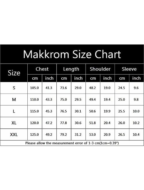 Makkrom Mens Dashiki African Tribal Floral V Neck Short Sleeve T Shirt Blouse Tops