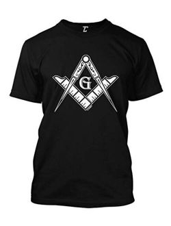 Freemason Logo - Illuminati Square & Compass Men's T-Shirt