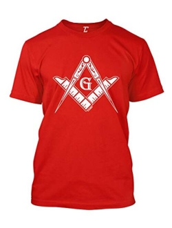Freemason Logo - Illuminati Square & Compass Men's T-Shirt