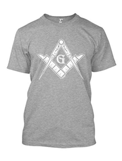 Freemason Logo - Illuminati Square & Compass Men's T-Shirt