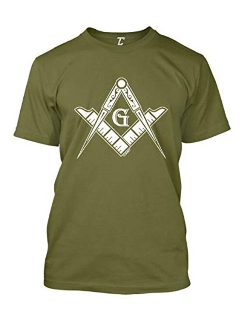 Freemason Logo - Illuminati Square & Compass Men's T-Shirt