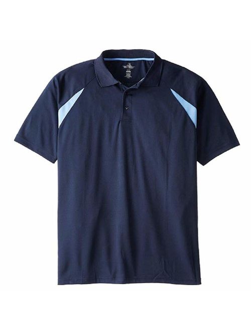 Russell Athletic Men's Big and Tall Dri Power Short-Sleeve Polo Shirt