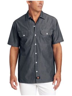 Men's Short Sleeve Chambray Shirt