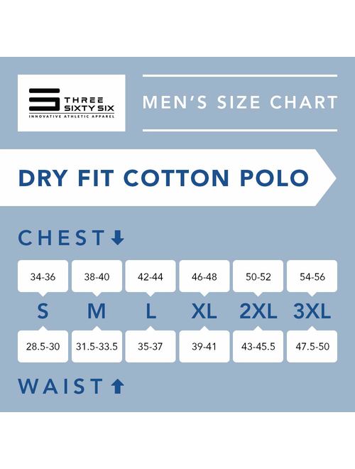 Three Sixty Six Golf Shirts for Men - Dry Fit Cotton Polo Shirt - Includes 20 Golfing Tees