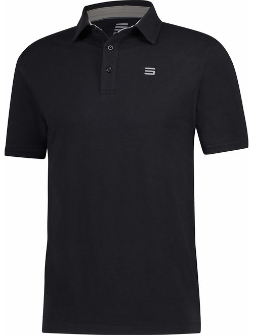 Three Sixty Six Golf Shirts for Men - Dry Fit Cotton Polo Shirt - Includes 20 Golfing Tees