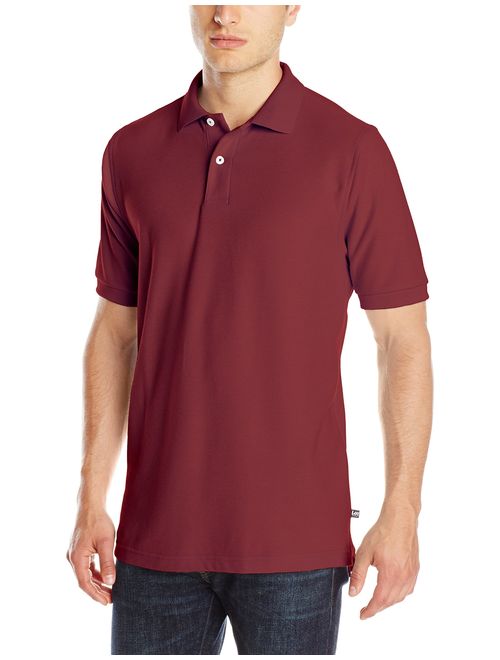 Lee Uniforms Men's Classic Fit Short Sleeve Polo Shirt