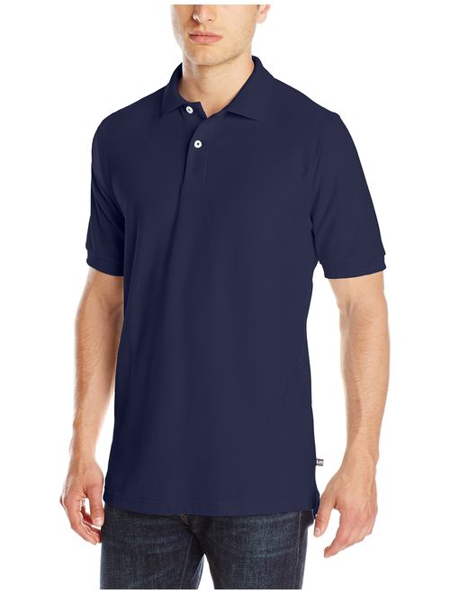 Lee Uniforms Men's Classic Fit Short Sleeve Polo Shirt