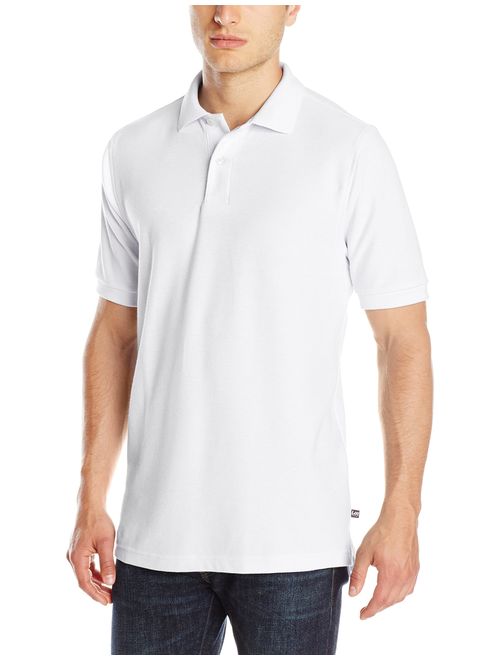 Lee Uniforms Men's Classic Fit Short Sleeve Polo Shirt