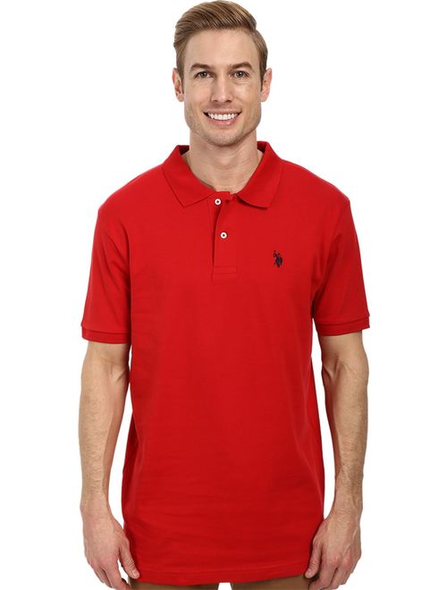 U.S. Polo Assn. Men's Solid Interlock Polo Shirt (Color Group 1 of 2)