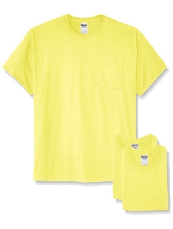 Jerzees Men's Adult Short-Sleeve Pocket T-Shirts (3-Pack)