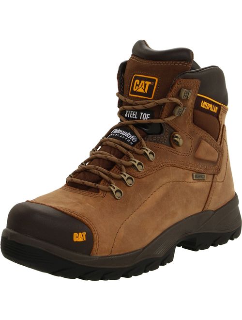 Caterpillar Men's Diagnostic Waterproof Steel-Toe Work Boot