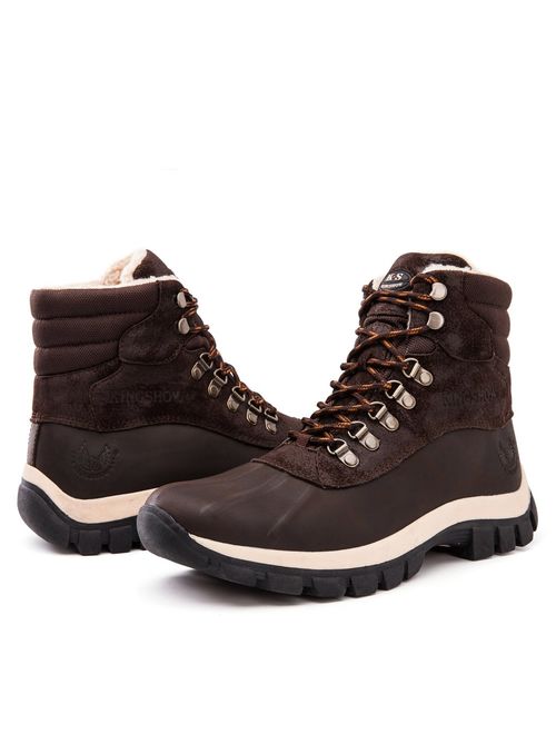 kingshow Men's 1705 Work Snow Boots