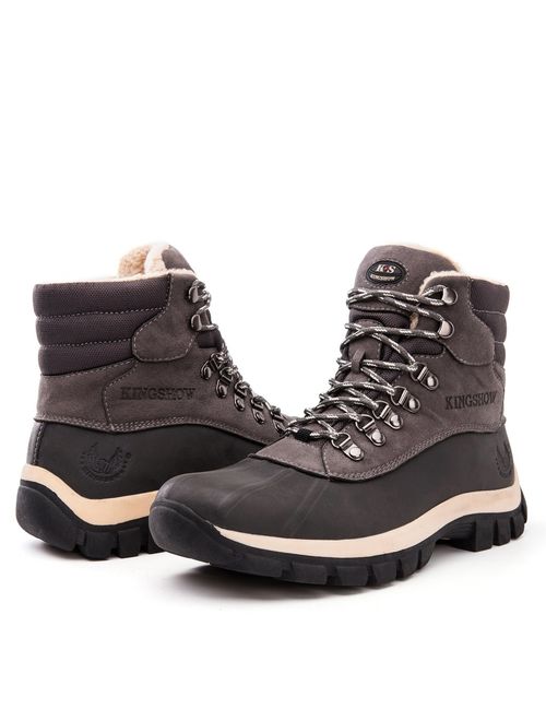 kingshow Men's 1705 Work Snow Boots