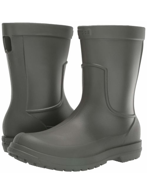 crocs men's wellie rain boot