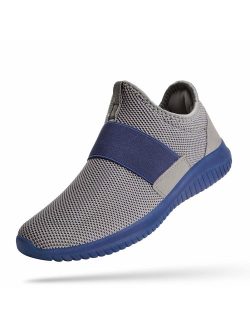 Troadlop Mens Sneakers Slip on Balenciaga Look Tennis Shoes Knitted Breathable Running Walking Athletic Shoes