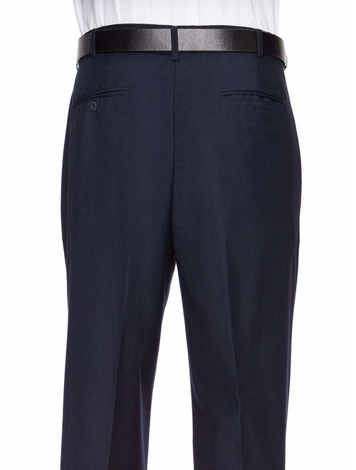 Buy GIOVANNI UOMO Mens Pleated Front Expandable Waist Dress Pants ...