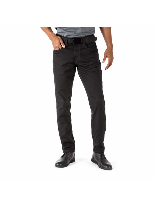 5.11 Tactical Men's Defender-Flex Slim Pants, Twill Poly-Cotton, Outdoor Casual Bottom, Style 74464