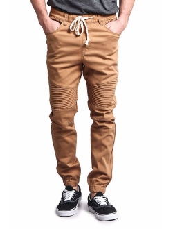 Victorious Men's Biker Twill Joggers Pants