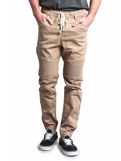 Victorious Men's Biker Twill Joggers Pants