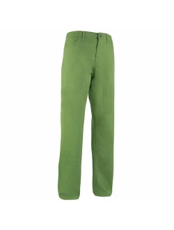 Men's Weekender Washed Straight-Fit Flat Front Pant