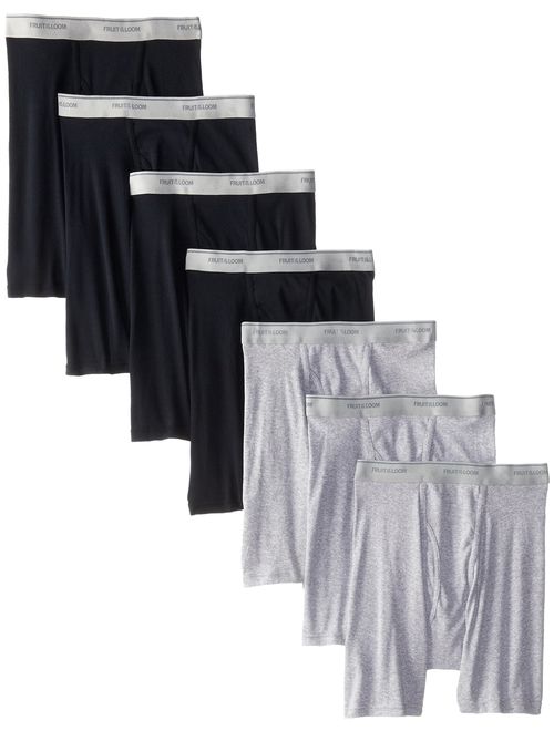 Fruit of the Loom Men's Tag-Free Boxer Brief (Pack of 7)