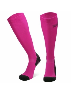 Graduated Compression Socks, for Women & Men, Running, Sports & Athletic, Boost Circulation & Recovery, 1 Pair